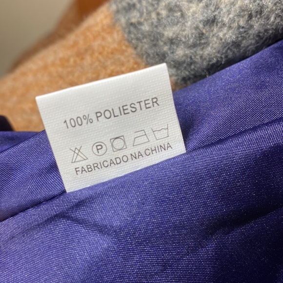 NWOT - ZAFUL - BELTED WOOL BLEND PLAID PEA COAT - Picture 12 of 16